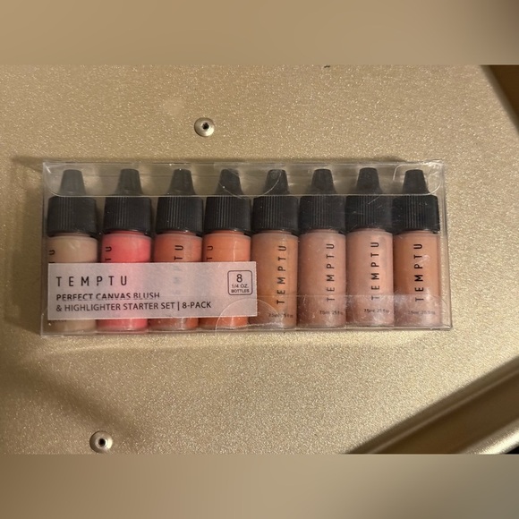 💎NEW IN BOX💎Temptu Airbrush Perfect Canvas Blush & Highlighter Starter Set - Picture 8 of 11